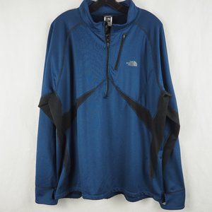 The North Face 1/2 Zip Pullover Flight Blue XXL